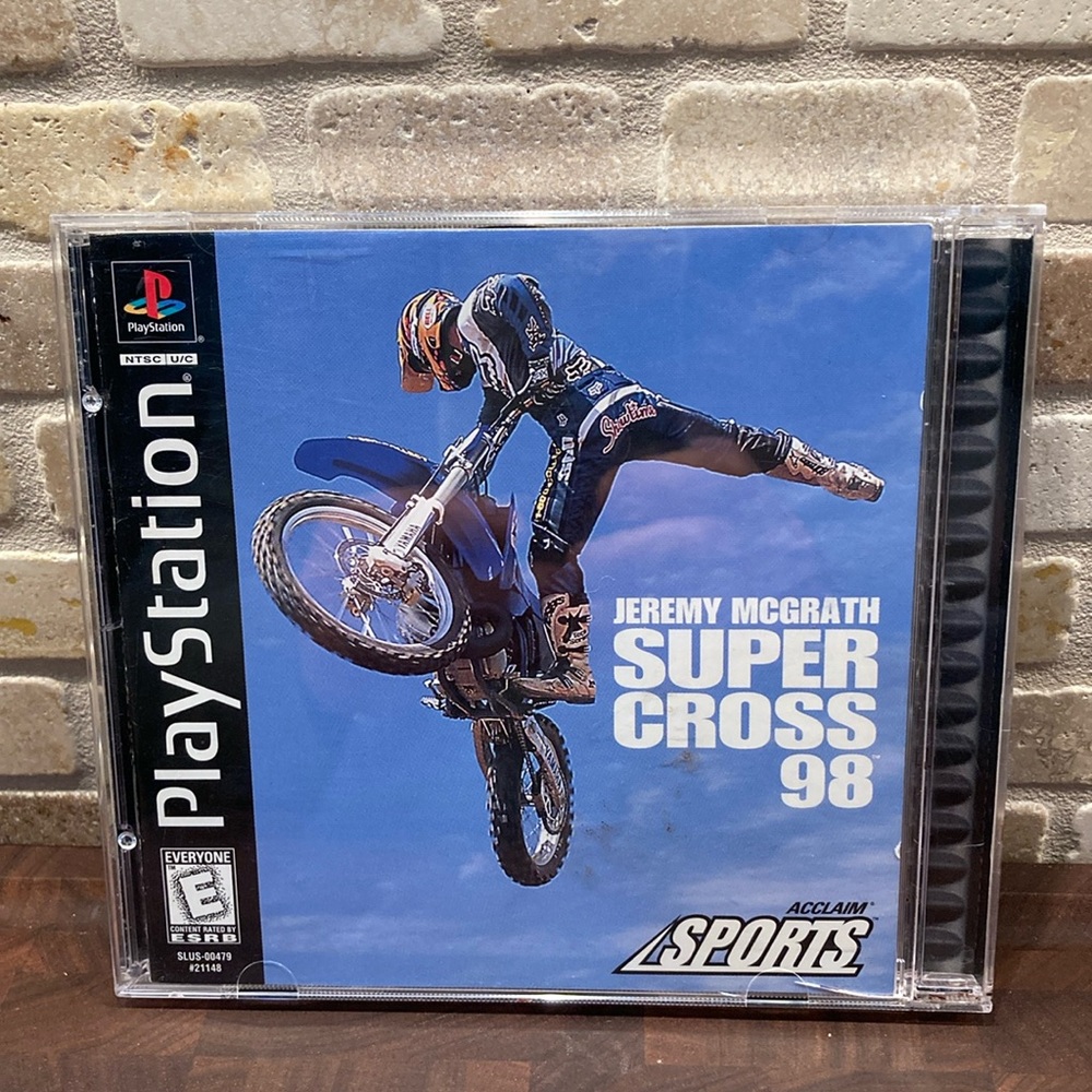 Like New PlayStation Jeremy McGrath Super Cross 98